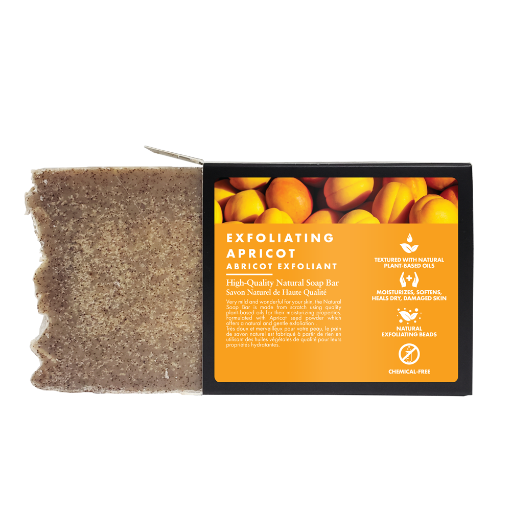 All Natural Soap Apricot Exfoliation Bar