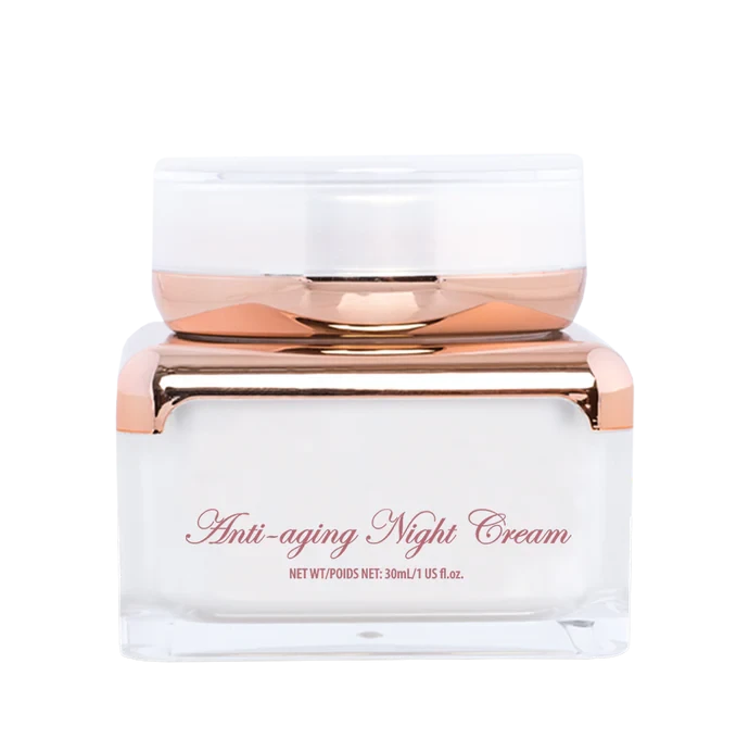 Crème de nuit régénérante anti-âge - Élasticité, hydratation & éclat
