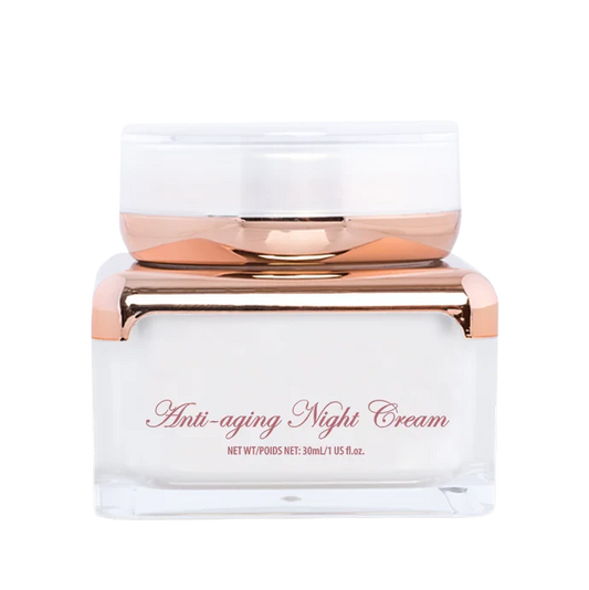 Crème de nuit régénérante anti-âge - Élasticité, hydratation & éclat