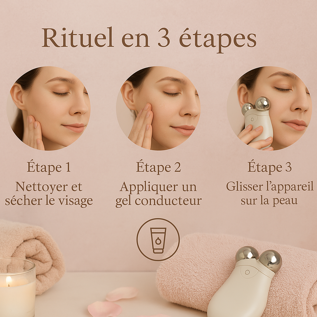 Élixir de Fermeté - Appareil de Lifting Visage par Micro-Courants