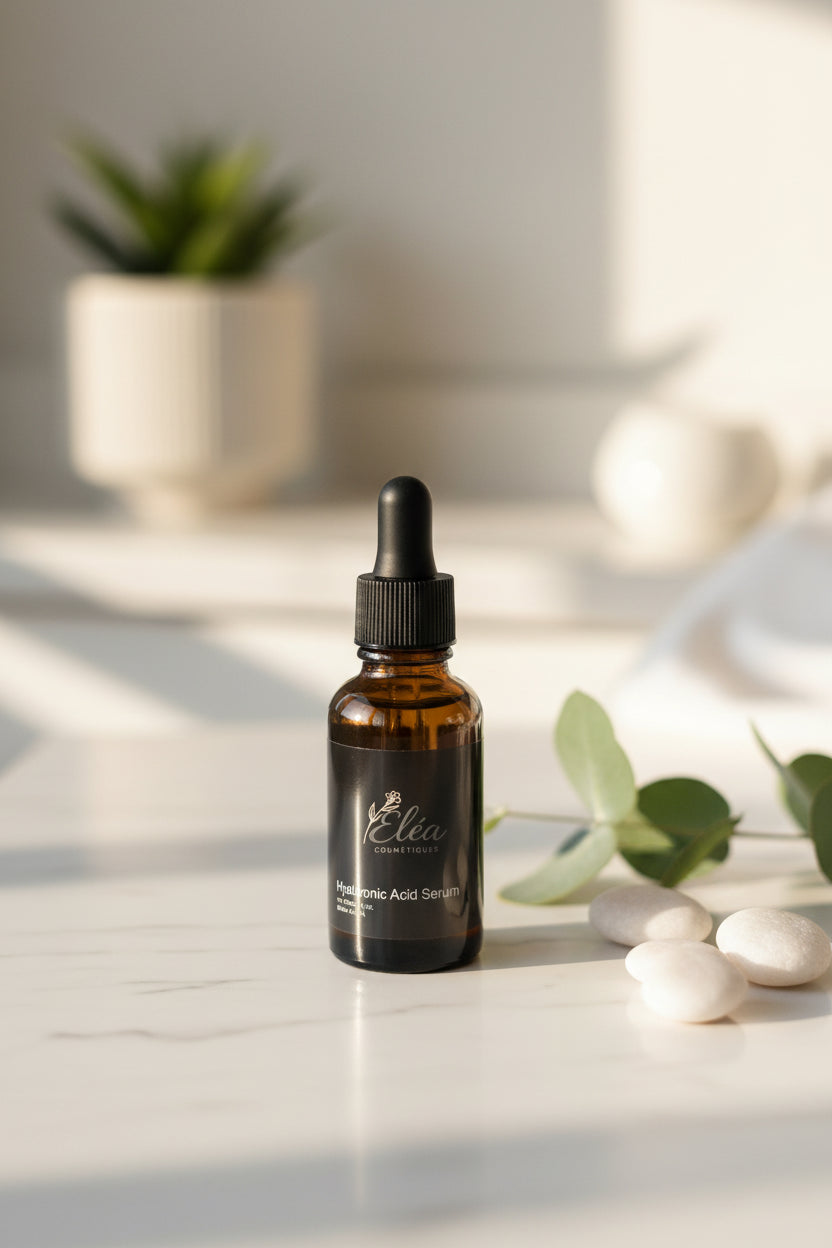 Sérum hydratant acide hyaluronique Éléa Cosmétiques – Texture légère peau repulpée

