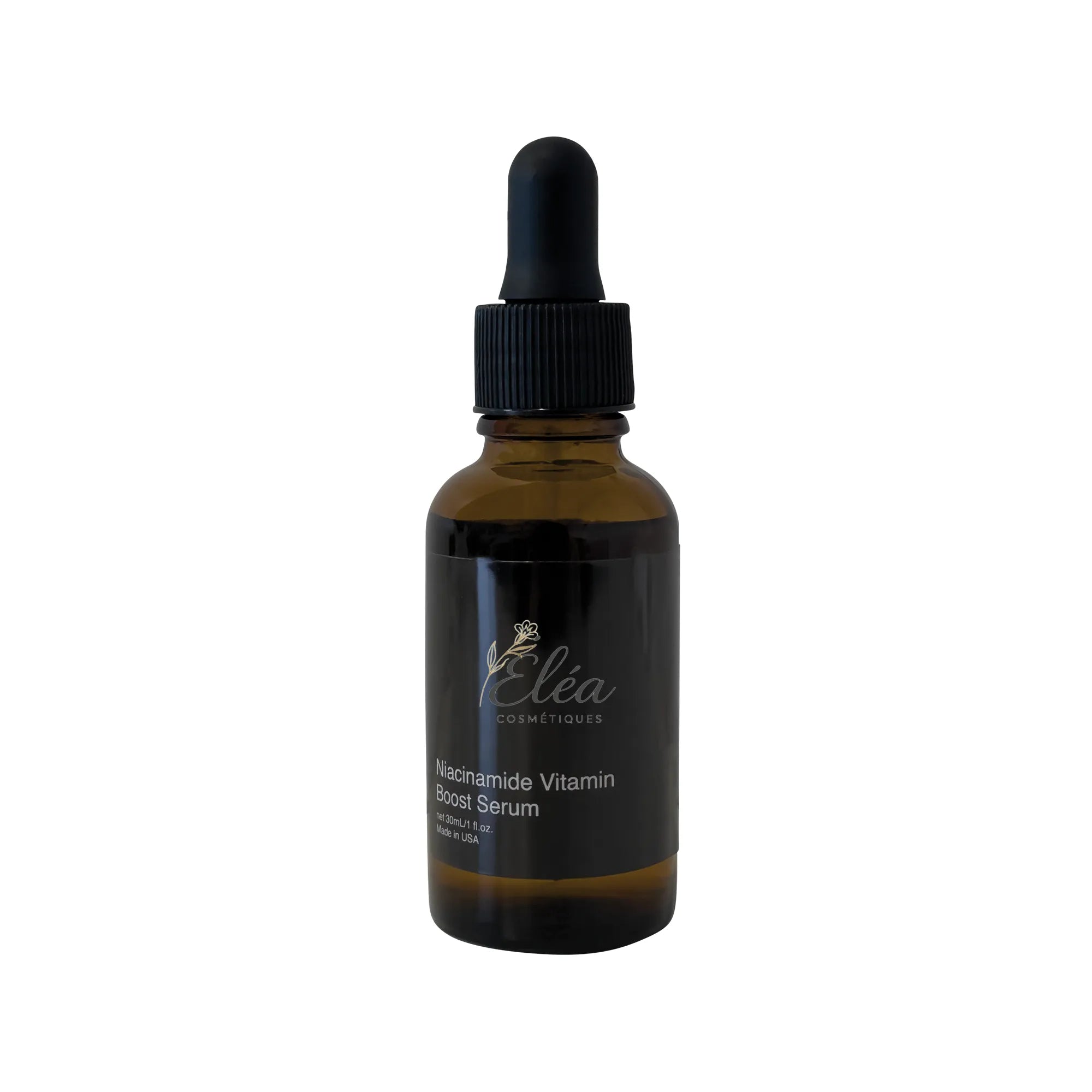 Sérum niacinamide visage Éléa Cosmétiques – flacon compte-gouttes ambré 30ml