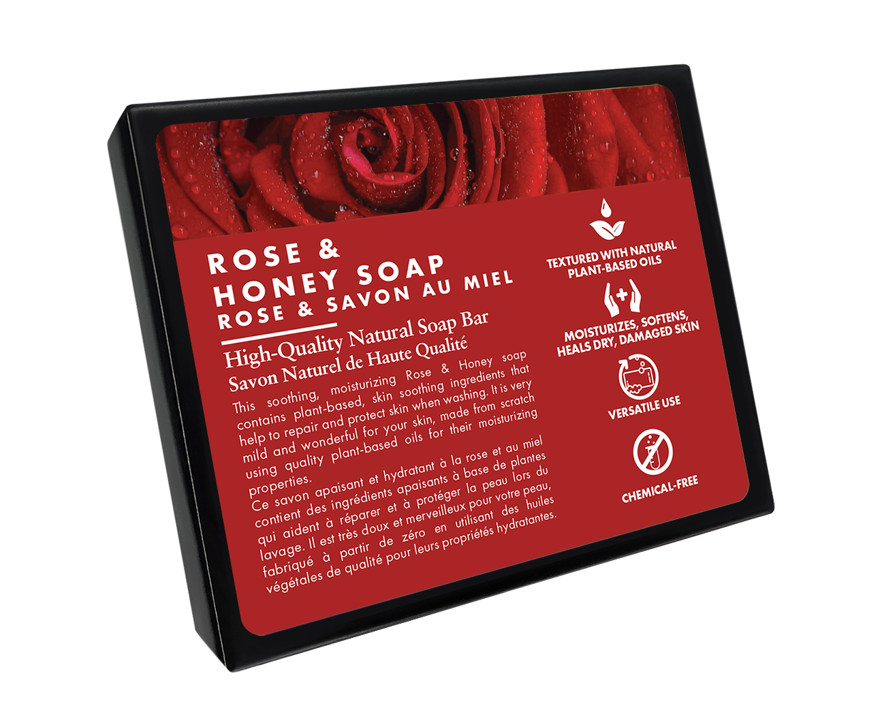 All Natural Soap Rose & Honey Bar