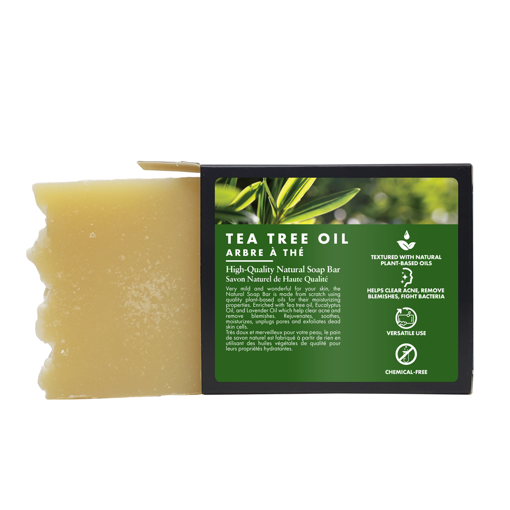 Savon Tea Tree & Lait de Chèvre – Purifiant & Hydratant Naturel