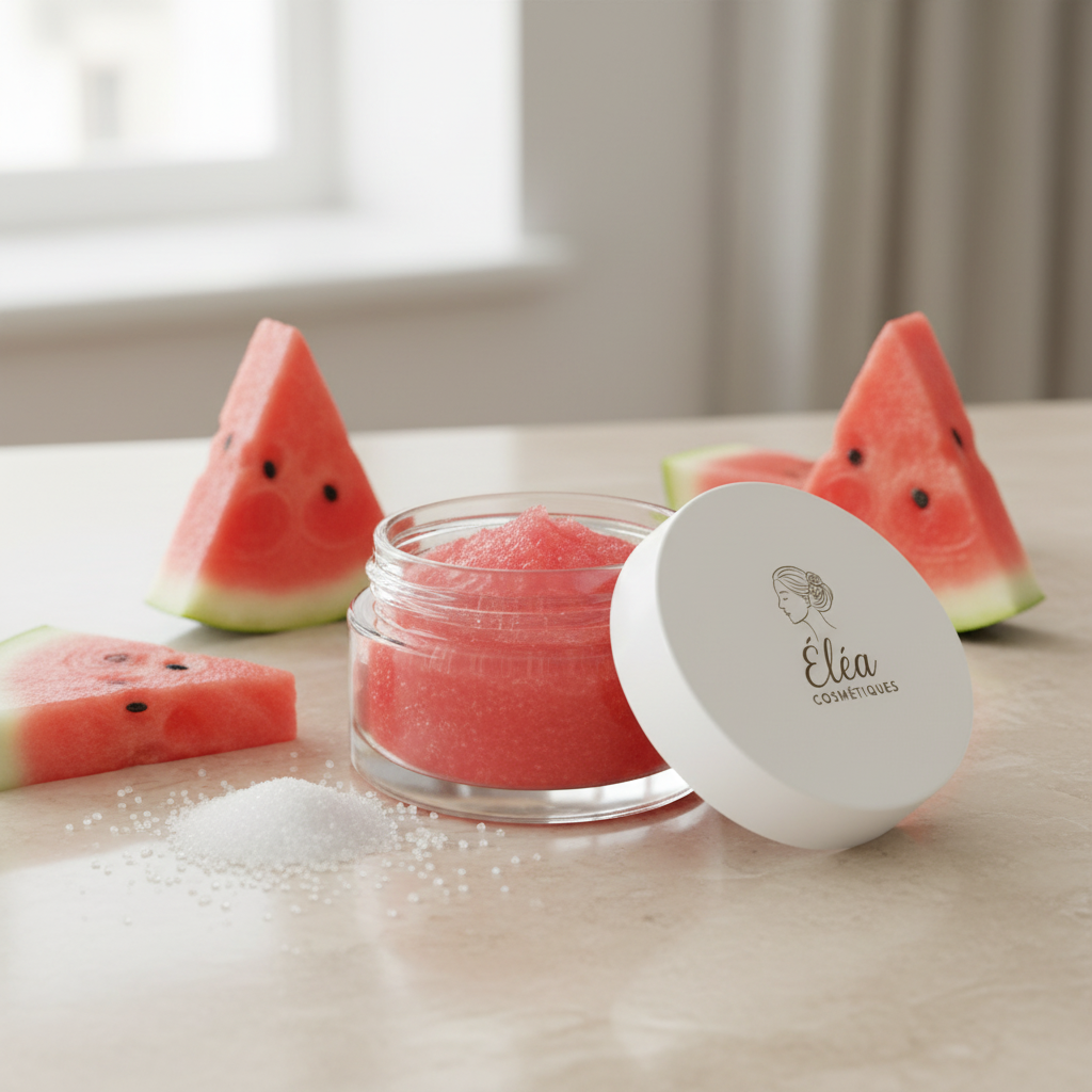Exfoliant Lèvres Melon d’Eau – Gommage Nourrissant & Lissant