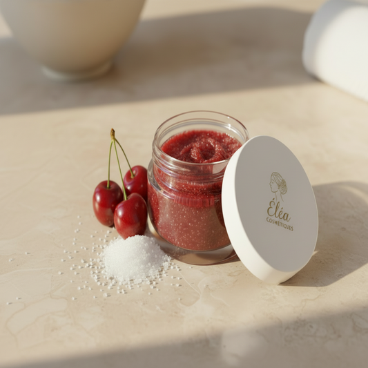 Exfoliant Lèvres Cerise – Gommage Nourrissant & Lissant