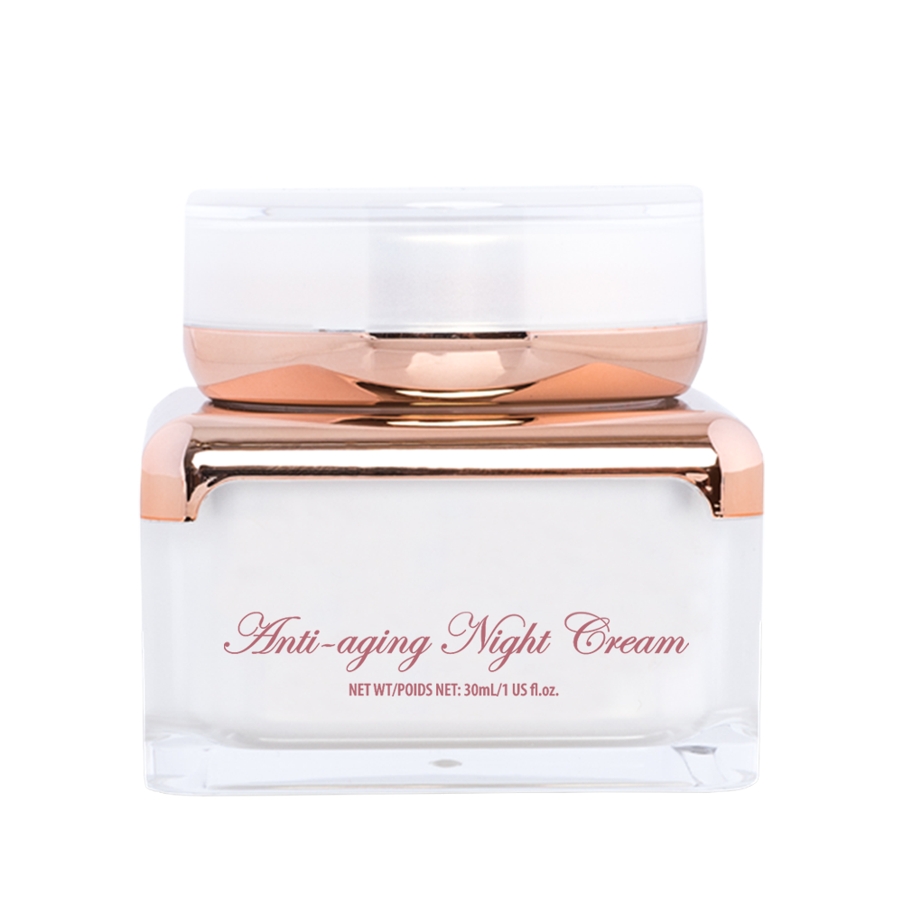 Crème de nuit régénérante anti-âge - Élasticité, hydratation & éclat