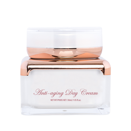 Crème de jour anti-âge hydratante peptides acide hyaluronique - Soin visage premium
