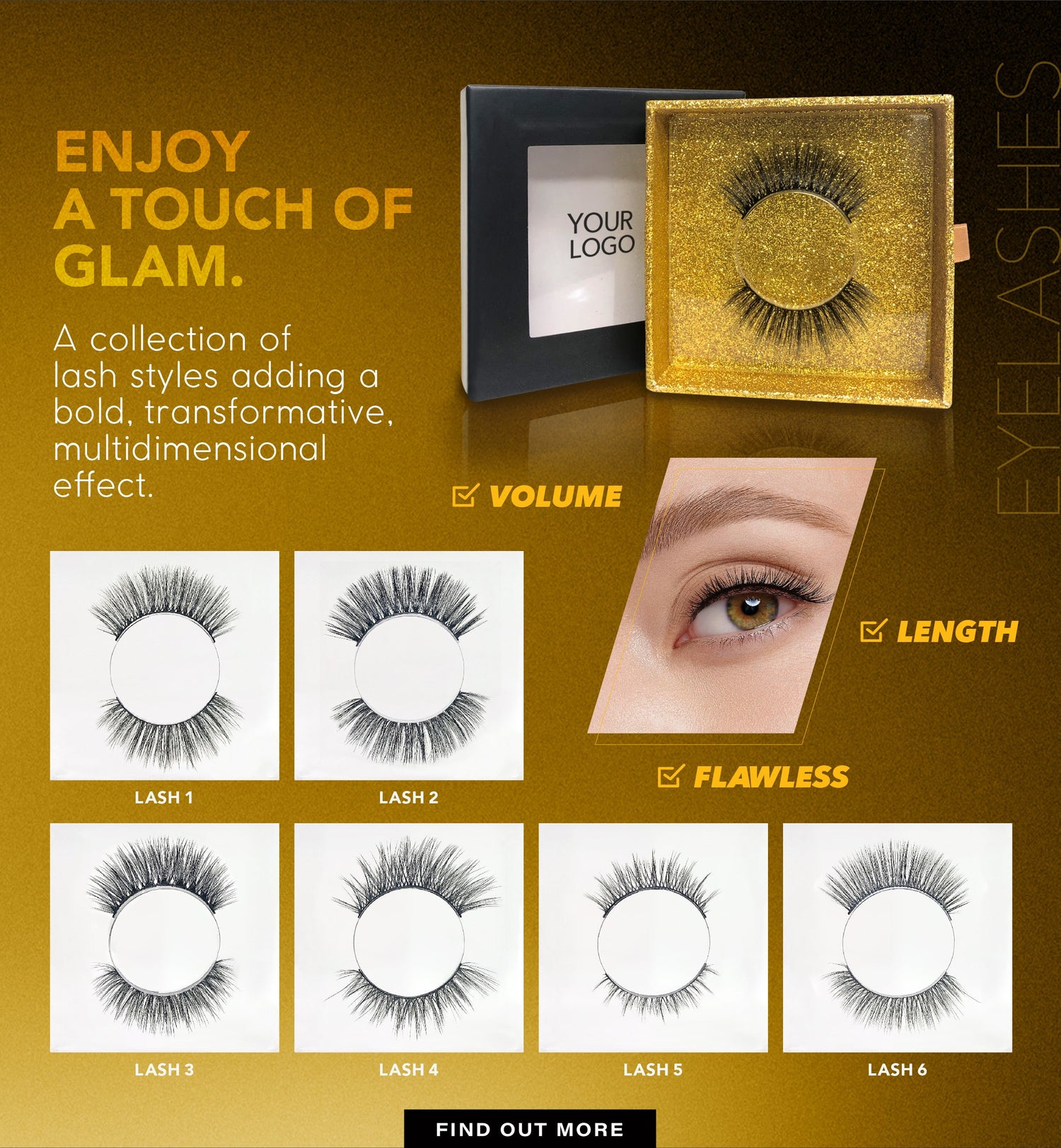 Eyelashes - You Complete Me - Faux Mink
