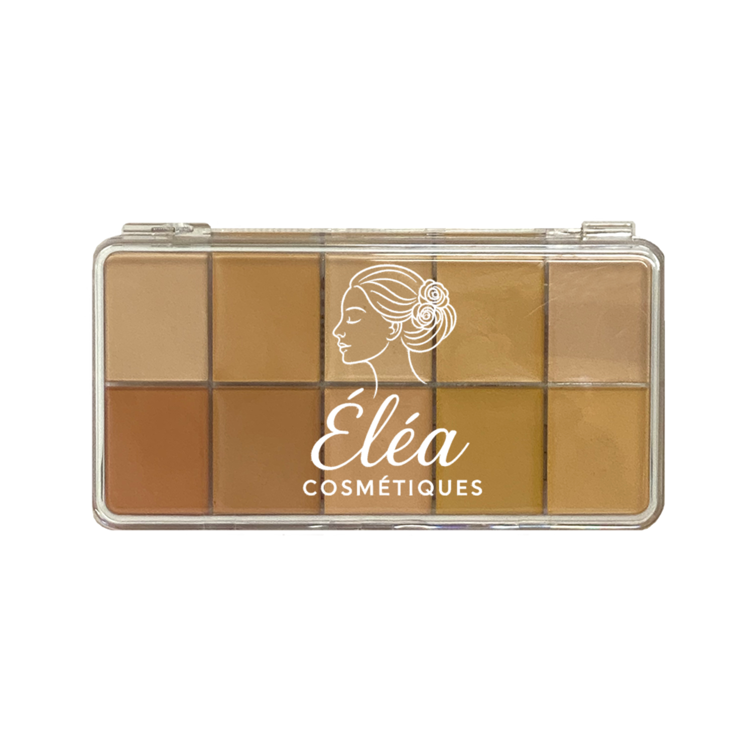 HD Cream Foundation Light Palette (10) - Large