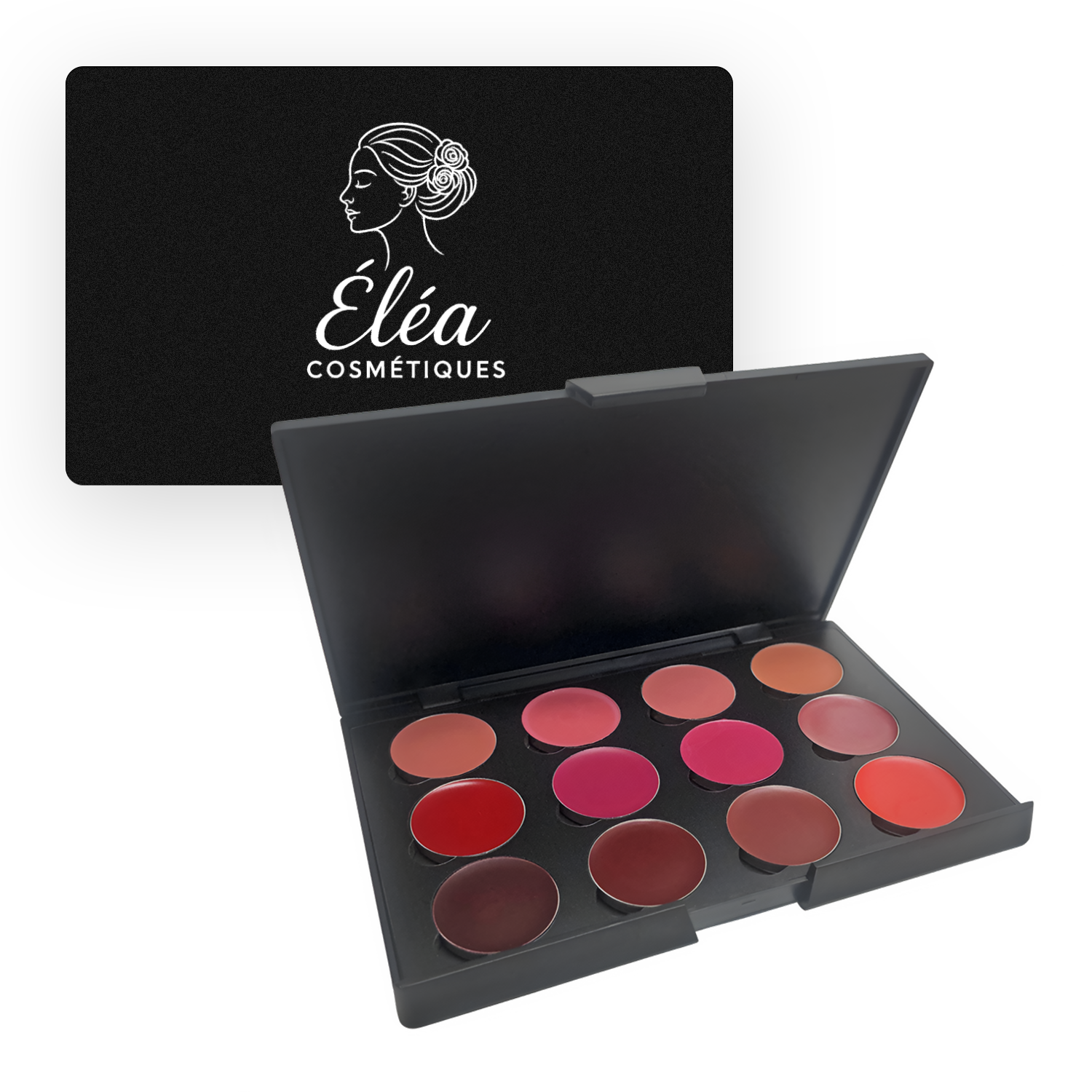 12 Lipstick Palette Infinite Kiss Colors