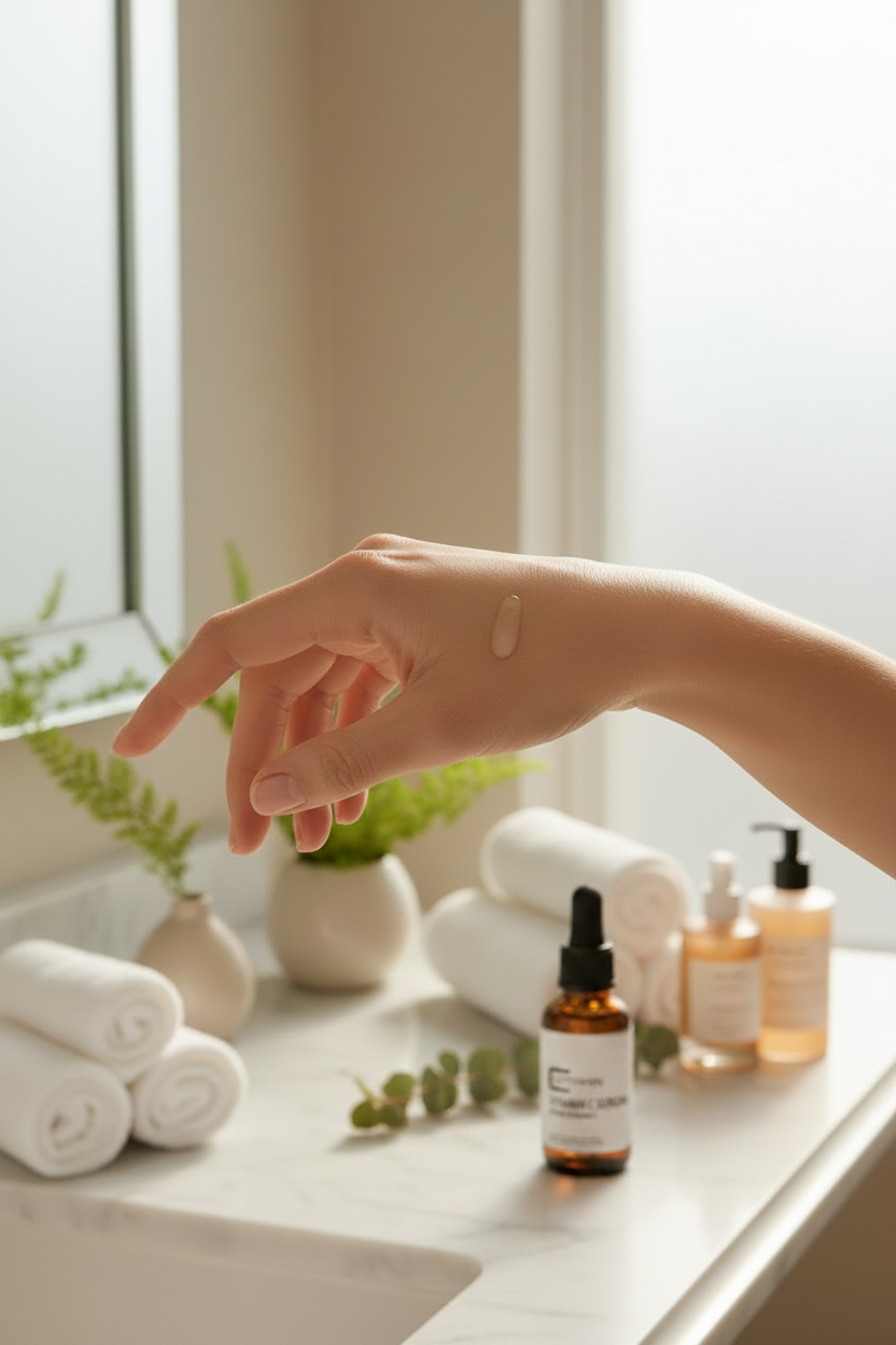 Texture légère sérum vitamine C – absorption rapide