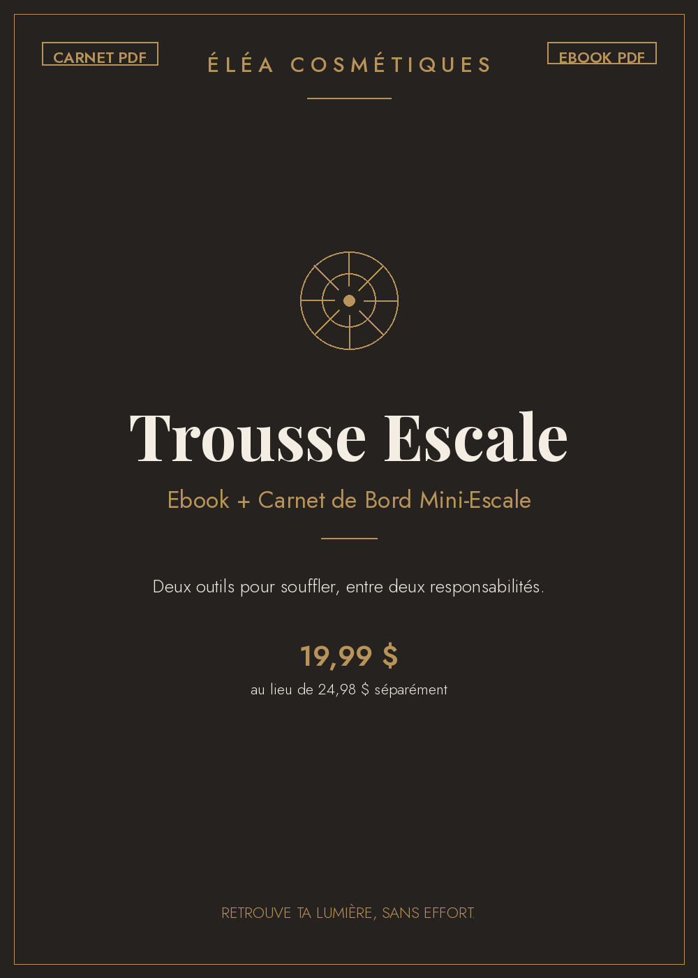 Trousse Escale — Ebook + Carnet de Bord Mini-Escale